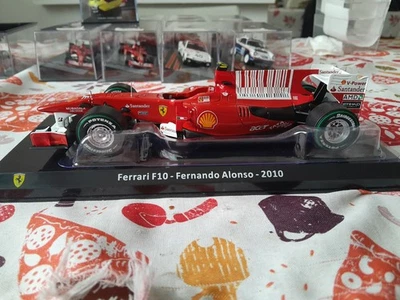 D21b  DAMAGED 1/24 F1 Ferrari F10 Alonso 2010 Centauria Panini Altaya Salvat - Immagine 1 di 4