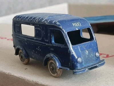 Vintage 1000 Kgs Renault Police Car Metal toy, Retro car models, Made In France - Image 1 of 4