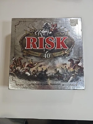 Risk 40th Anniversary Collector's Edition Board Game New Sealed Items Inside - Image 1 of 2