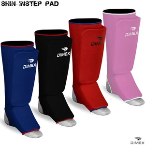 Shin Instep Leg Foot Protector Kick Boxing Contact MMA Knee Pad Size S to XL - Picture 1 of 5