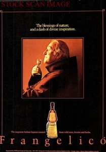 1985 Advert FRANGELICO Noisette & Herb-Flavoured Liqueur Vintage Print Ad 717/76 - Foto 1 di 1