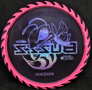 Fuzed Buzzz Buzz Saw 176 PURPLE HOT PINK RIM FOIL TRON STAMP Disc Golf Discraft - Picture 1 of 24