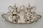 E.P.C.A. Old English Silverplated Tea/ Coffee Set by Poole, [5- Pieces]