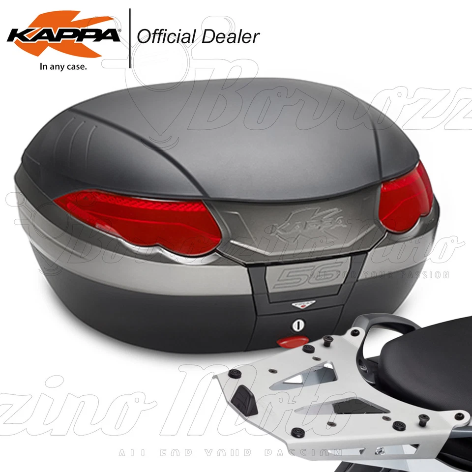 KIT BAULETTO KAPPA K56 (E55) PIASTRA ALLUMINIO BMW R 1200 GS ADVENTURE 2014-2017 - Immagine 1 di 1