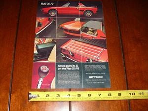 Fiat X1/9 AMCO anuncio original de 1974 - Imagen 1 de 12