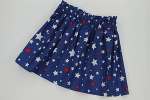 Skirt for Girls 4 July skirt for kids - Blue with stars - Picture 1 of 4