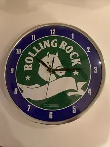 Rolling Rock Wall clock Rare - Picture 1 of 5