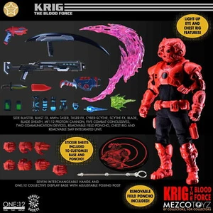 Figura de acción exclusiva 1/12 Mezco Toyz KRIG The Blood Force nueva stock de juguetes - Imagen 1 de 11