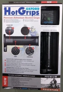 Oxford Heated Grips Adventure OF690 motorcycle handle bar hand warmers 7/8" bars - Picture 1 of 3