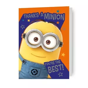 Dankeskarte Despicable Me Minions Thanks A Minion Karte enthält Umschlag - Bild 1 von 4
