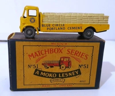 Camión Matchbox Lesney Moko 51a 1958 Albion Cheiftan cemento serie B3 caja Foto 1 de 4