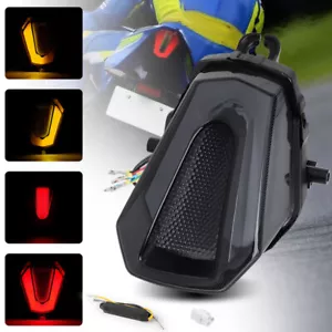 LED Integrated Tail Light Brake Turn Signal For 2017-2024 GSXR1000 GSX-R 1000 - Picture 1 of 16