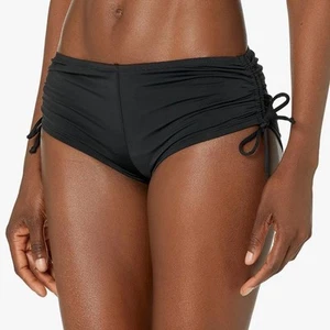 Women’s Hobie Small Black Cinch Hot Pant Swim Bikini Bottom NWT - Picture 1 of 1