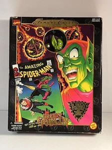 TOY BIZ SPIDER-MAN FAMOUS COVER SERIES FIGURE OF GREEN GOBLIN!! - Picture 1 of 6