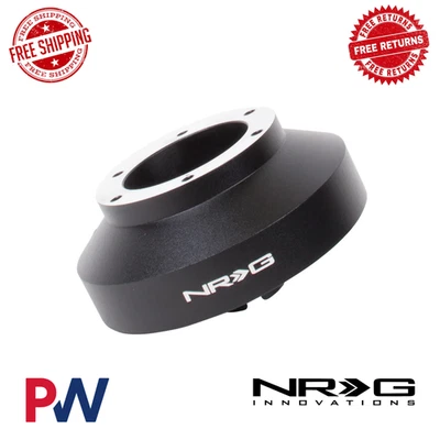 Adaptador de buje corto NRG 6x70 mm patrón de pernos negro para Acura Integra / Honda Accord Foto 1 de 4