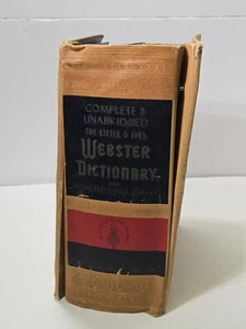 1957 Little & Ives Complete Unabridged Webster Dictionary Home Reference Library - Foto 1 di 6