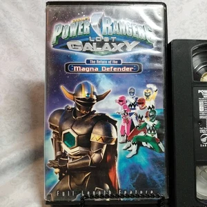 Power Rangers: Lost Galaxy - The Return of the Magna Defender VHS 1999 Clamshell - Foto 1 di 3