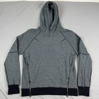 Sudadera con capucha gris Lululemon para mujer 8 Om & Roam cremallera lateral Foto 1 de 4