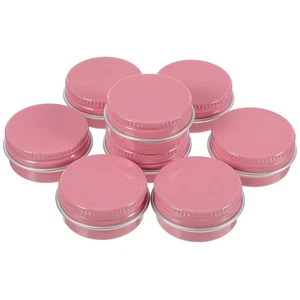 8 Pezzi Scatola Imballaggio Rossetto Impermeabile Contenitori Alluminio con Coperchi - Foto 1 di 12