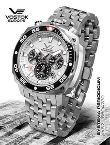Vostok Europe Systema Periodicum 'Oxygen' Chronograph VK67-​650A722B - Bild 1 von 6