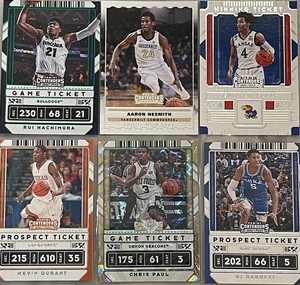 [Lot of 6] 2020 Panini Basketball Rookies - Durant, Paul, Barrett - MINT