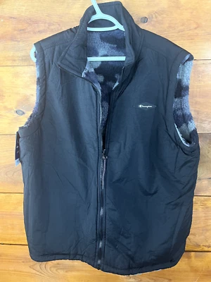 Chaleco polar reversible de pelo alto Champion para hombre en camuflaje munición X-grande Foto 1 de 4