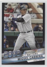 2020 Topps Update Decades Best Batters Black /299 Miguel Cabrera #DB-63