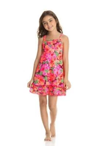 Maaji Toddler Girl's 2/2T Swimsuit Cover-up Petite Rose Sleeveless Sun Dress - Picture 1 of 4