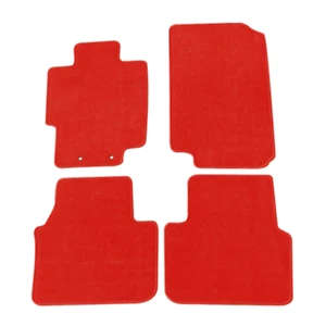 For 04-08 Acura TL Sedan Floor Mats Carpets Front & Rear Red Nylon Non-slip 4Pcs - Picture 1 of 1