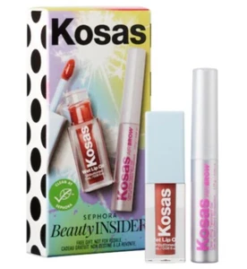 KOSAS Wet Lip Oil Gloss Unbuttoned & Air Brow Clear Gel Sephora Beauty Insider - Picture 1 of 3