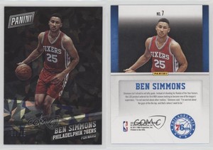 2017 Panini Black Friday Cracked Ice /25 Ben Simmons #7