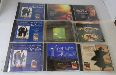 Unforgettable Melodies Classics Inspiration Mediation Romantic 9 pc CD Set Lot  - Image 1 of 4