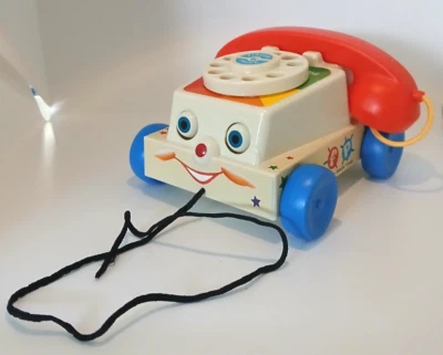 Vintage Fisher Price Toys TÉLÉPHONE 2009 Mattel Jouet Ancien Enfant - Photo 1/4