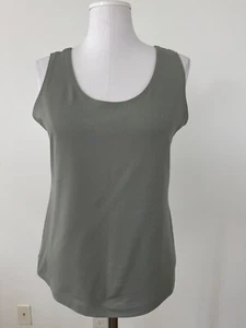 Chico's 2 Women's Size Large 12 Tank Top Shirt Stretch Sleeveless - Picture 1 of 12