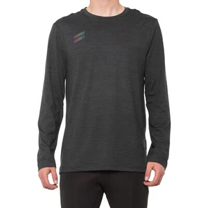 Hurley Mens Exist Performance Tee Black Long Sleeve Shirt - Picture 1 of 2