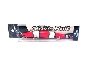 NEW LONG JERK "ALICE'S BAIT" MINNOW 140 SLIM 22gr SINKING COLOR: NEMO - Imagen 1 de 1