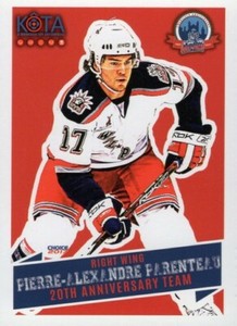 Pierre-Alexandre Parenteau 2017-18 Hartford Wolf Pack 20th Anniversary