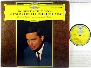 DGG TULIP Schumann FISCHER-DIESKAU Songs on Heine ALLE HERSTELLER SLPM 139 110 - Picture 1 of 4