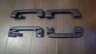 JUEGO DE MANIJAS DE AGARRE INTERIOR NEGRO AUDI A4 S4 8eo857607d B6 OEM Foto 1 de 2