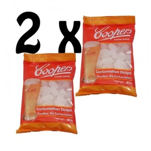 Coopers Carbonation Drops - Twin Pack - For Priming Homebrew Beer Bottles - Picture 1 of 1