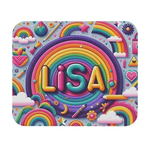 Mouse Pad (Rectangle) LISA Personalized Mouse Pad Rainbows and Brights Design 7 - Bild 1 von 5