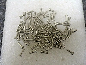 M3-0.50mm Machine Screw, Cheese, Slot, A4 SS, Plain, 10mm L, PK 100, 6HY30, (RG) - Picture 1 of 4