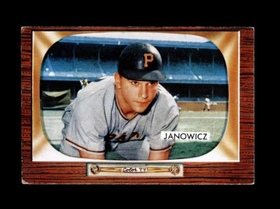 1955 Bowman Set Break #114 VIC JANOWICZ - PITTSBURGH PIRATES - Image 1 of 2