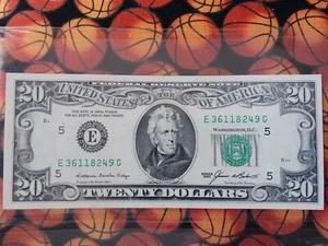 1985 $20 Twenty Dollar Bill Federal Reserve Note Vintage United States - Picture 1 of 6