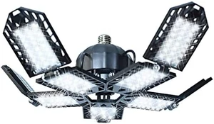 Deformable LED Garage Light - 18000 Lumen 6500K Daylight 180W, Three Leaf Garage - Picture 1 of 25