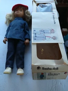 Sasha Doll 110 blonder Segelanzug (selten mit Etikett/Karton) UK OF - Bild 1 von 6