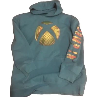 Microsoft Xbox Graphic Hoodie Jump In Surf Spray Blue Size Youth XXL - Image 1 of 4