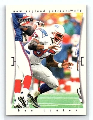 1997 Score Ben Coates New England Patriots #145 - Image 1 of 2