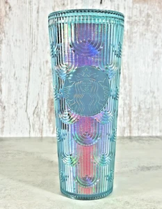 NEW Starbucks Iridescent Mermaid Scale Tumbler 20oz Limited Edition Spring 2022 - Bild 1 von 8