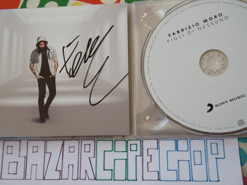 Cd Fabrizio Moro Figli di Nessuno Autografato - Immagine 1 di 1